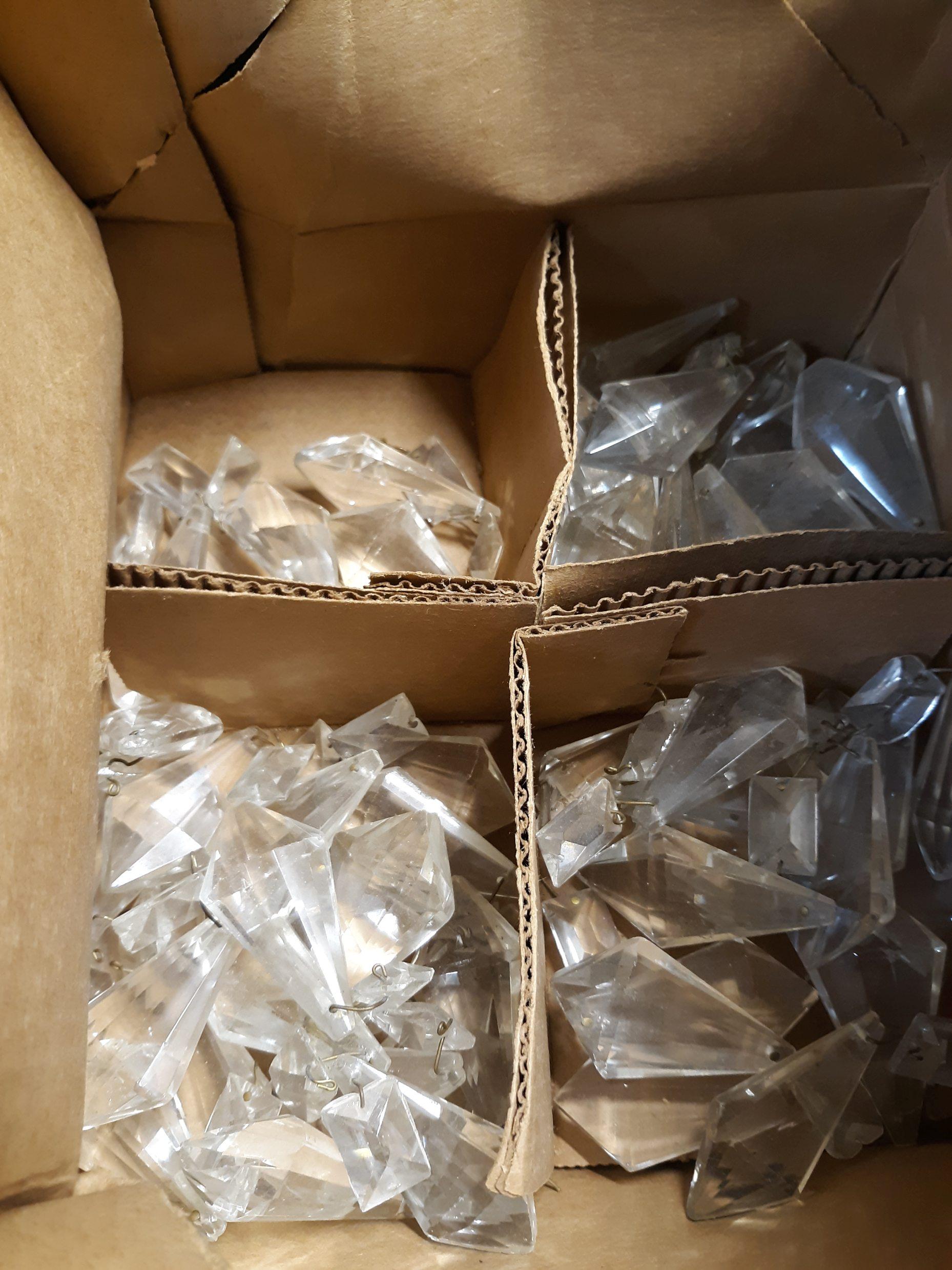 Chandelier Prism Pendants Lot