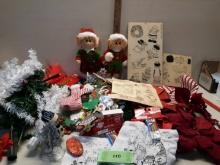 Christmas Décor, Trees, Bows, Elves and more