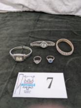 Vintage Costume Jewelry Items, watches