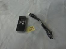 digital voice recorder, tested and comes with a charging cord