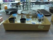 shot glasses, lot of 11 from various american tourist spots