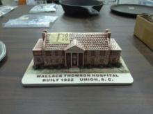 limited edition GA marblel artist signed sculpture, handmade from a limited run of 1,000 wallace tho