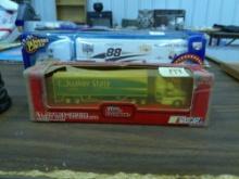 nascar, quaker state racing team transporter in box 9in long
