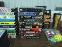 action and scifi vhs, lot of 10 total includes some rare titles