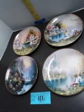 Franklin Mint Collector Plates, Thomas Kincade's Enchanted Cottage Plate