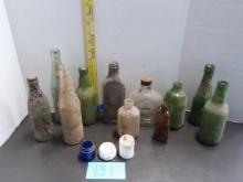 Vintage Bottles, Coke, Noxzema and more