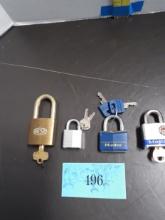 Lock Lot w/keys, Best, Master and more
