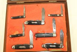 7-Knife Display w/Display Case