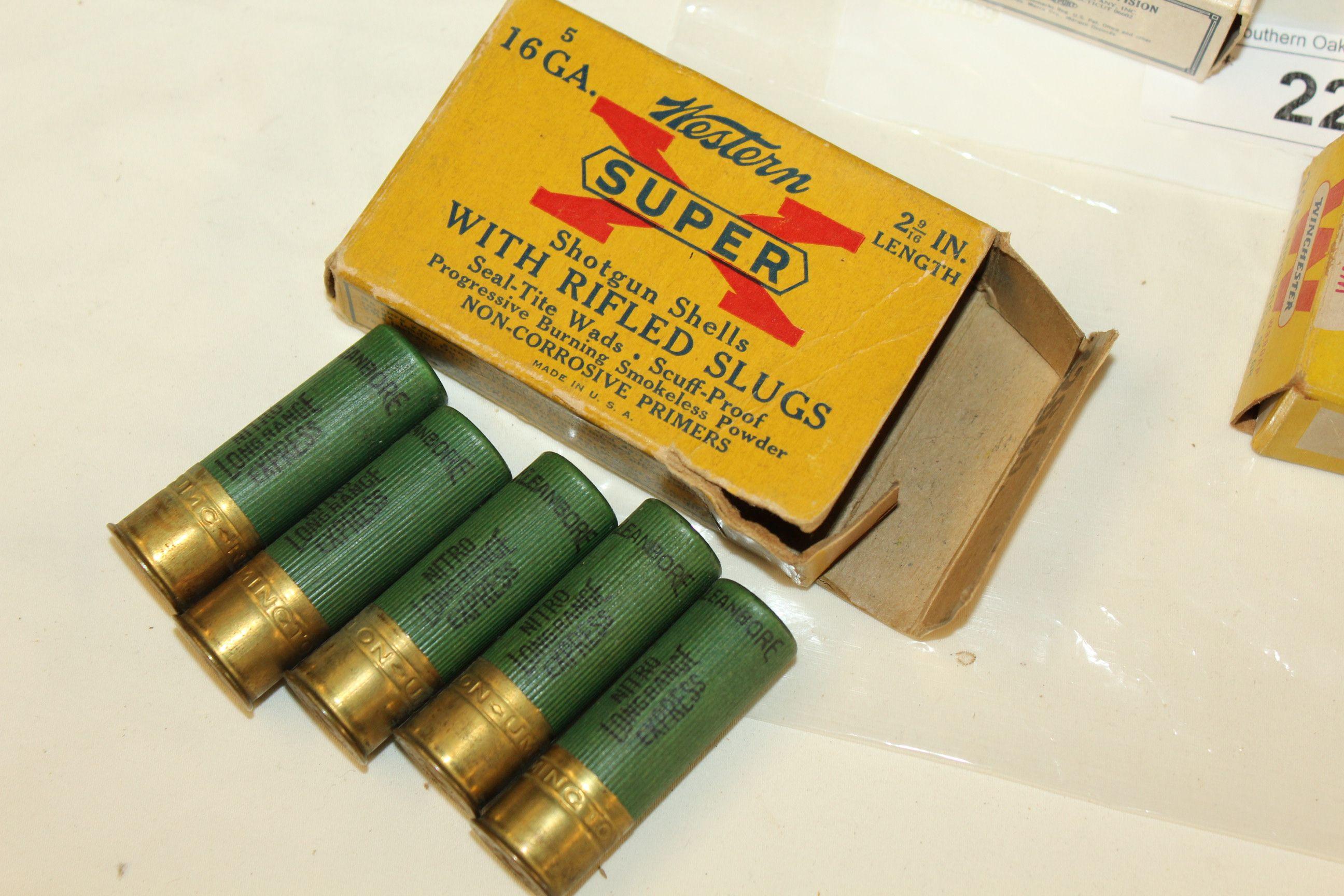 Lot of Vintage Ammo and Boxes