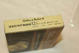10 Rounds of Sellier & Bellot .12 Ga. Magnum 3" Buckshot