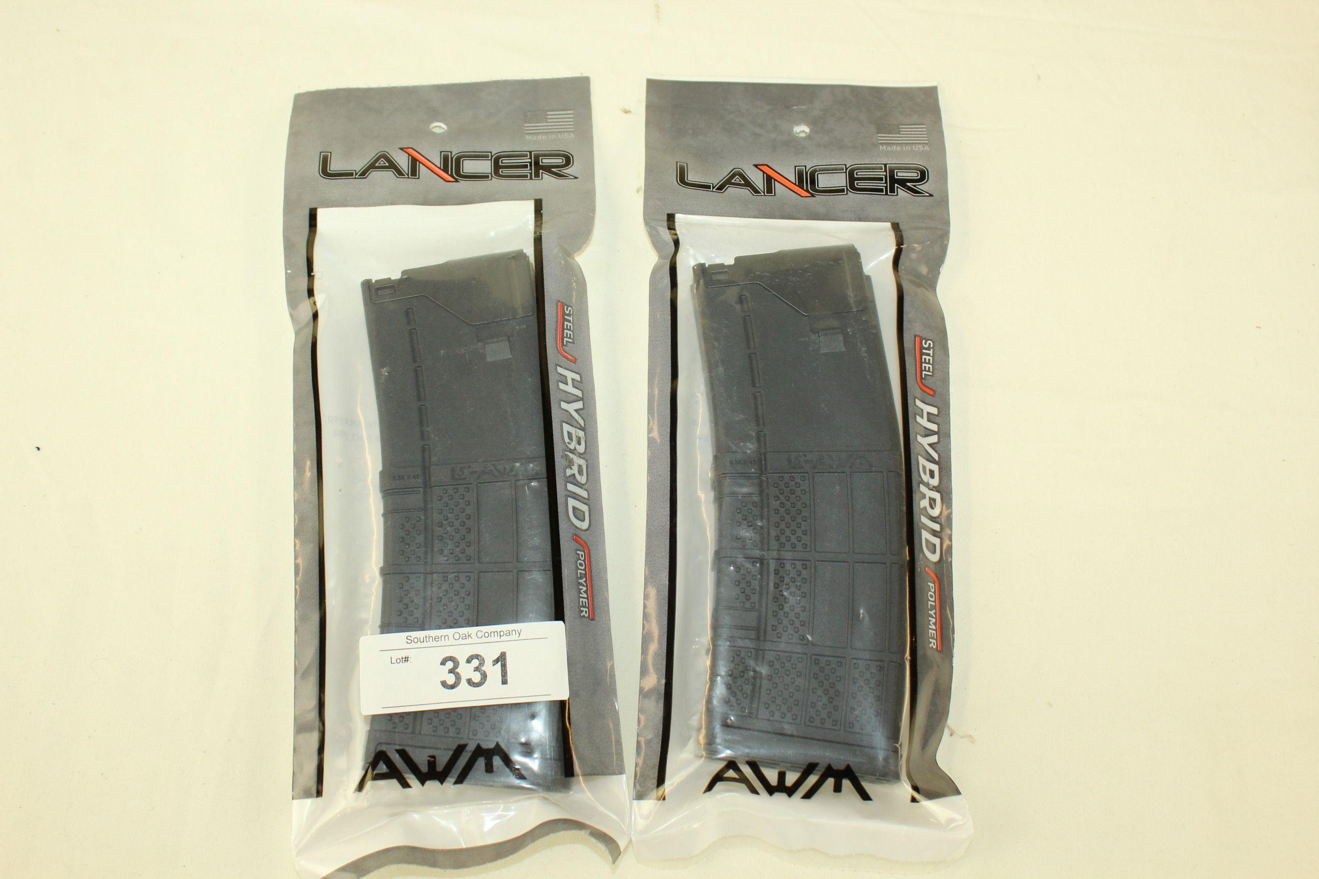2 Lancer 30-Round 5.56mmx45/.223 REM. Magazines