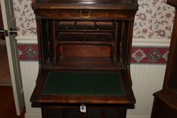 Antique Secretary w/Writing Table, Drawers and Cabinet