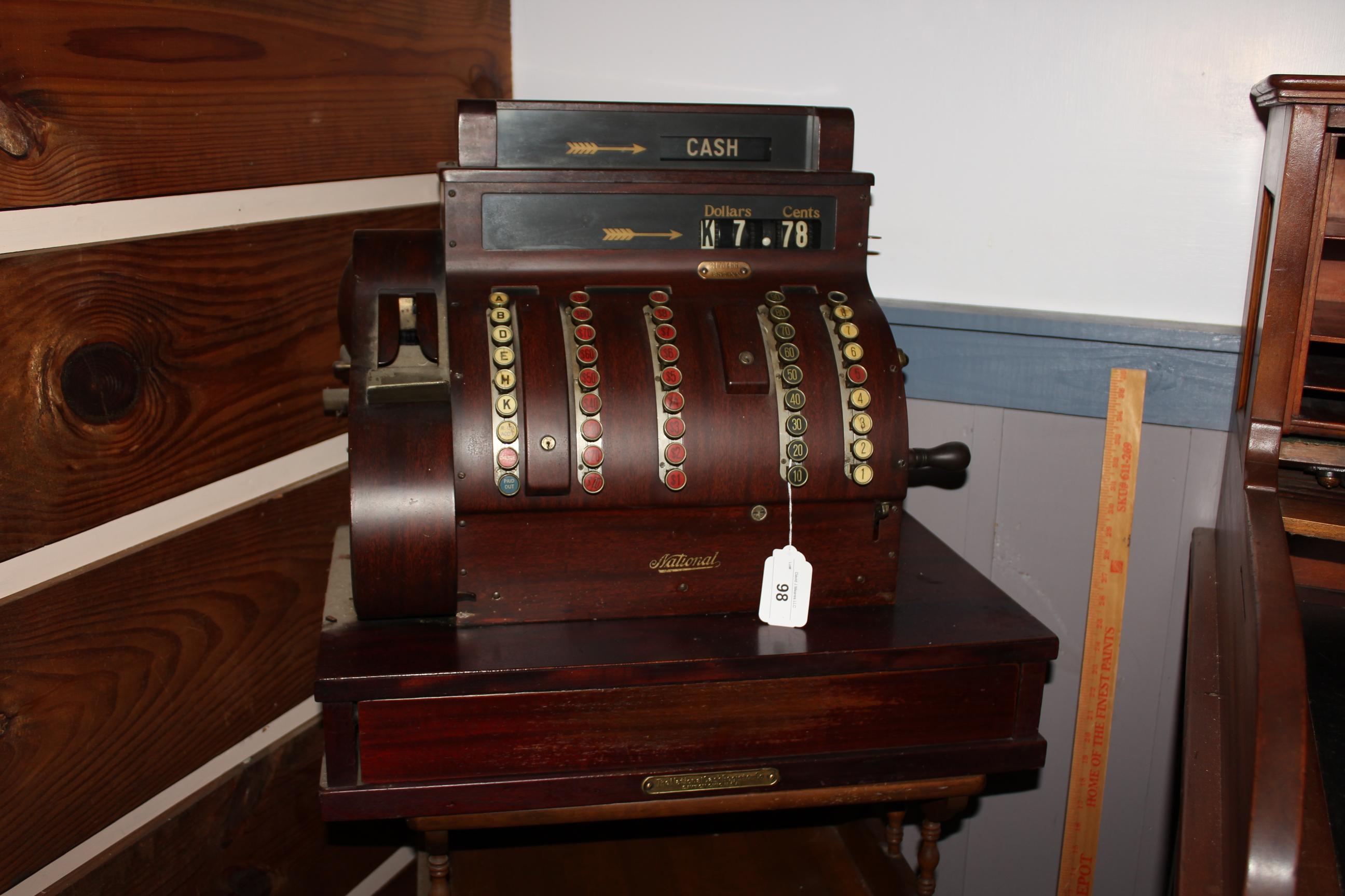 National Cash Register w/Drawer Model 852-XX Mfg. 1924