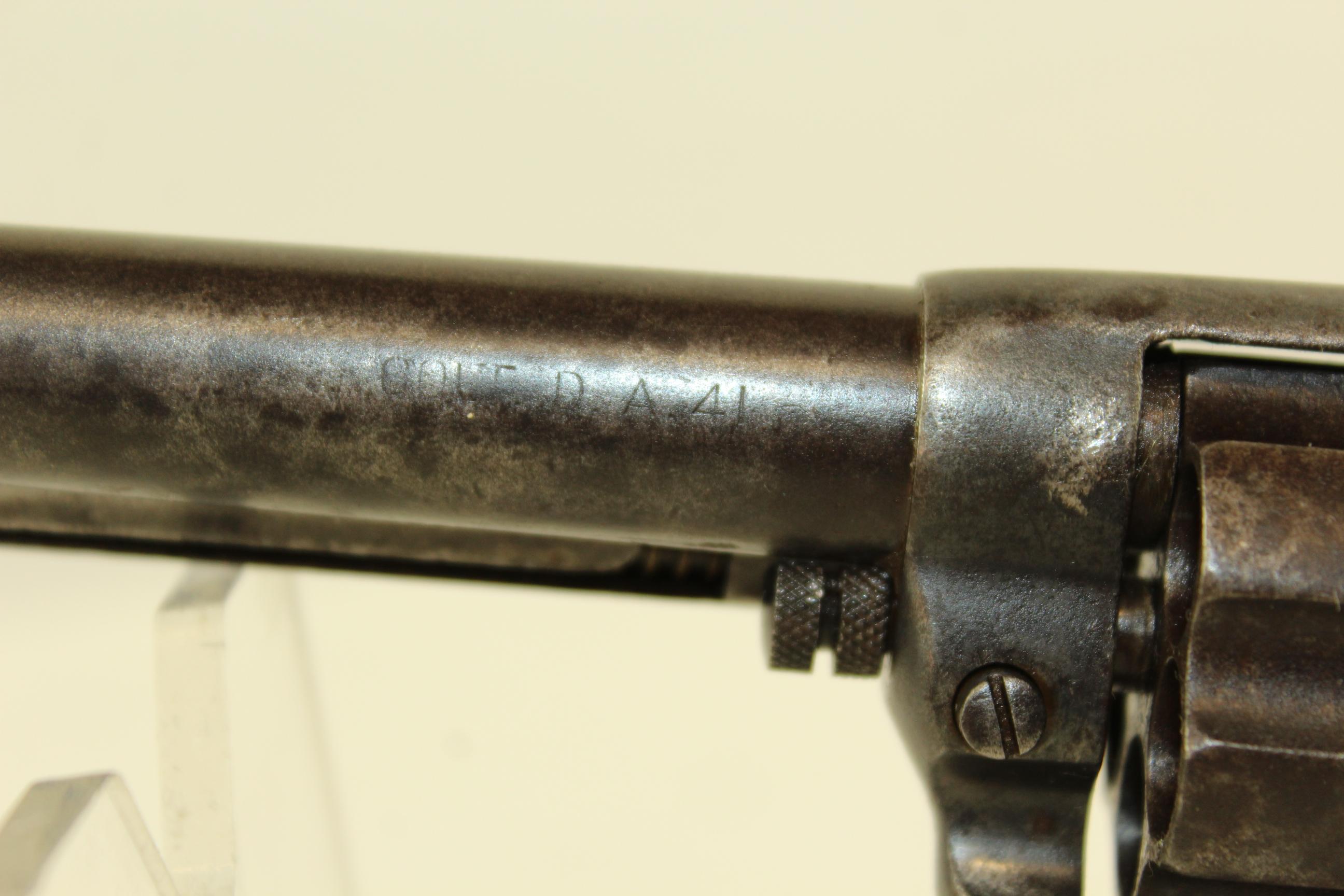 Colt D.A. .41 Cal. 6-Shot DA Revolver with a 4.5" Barrel