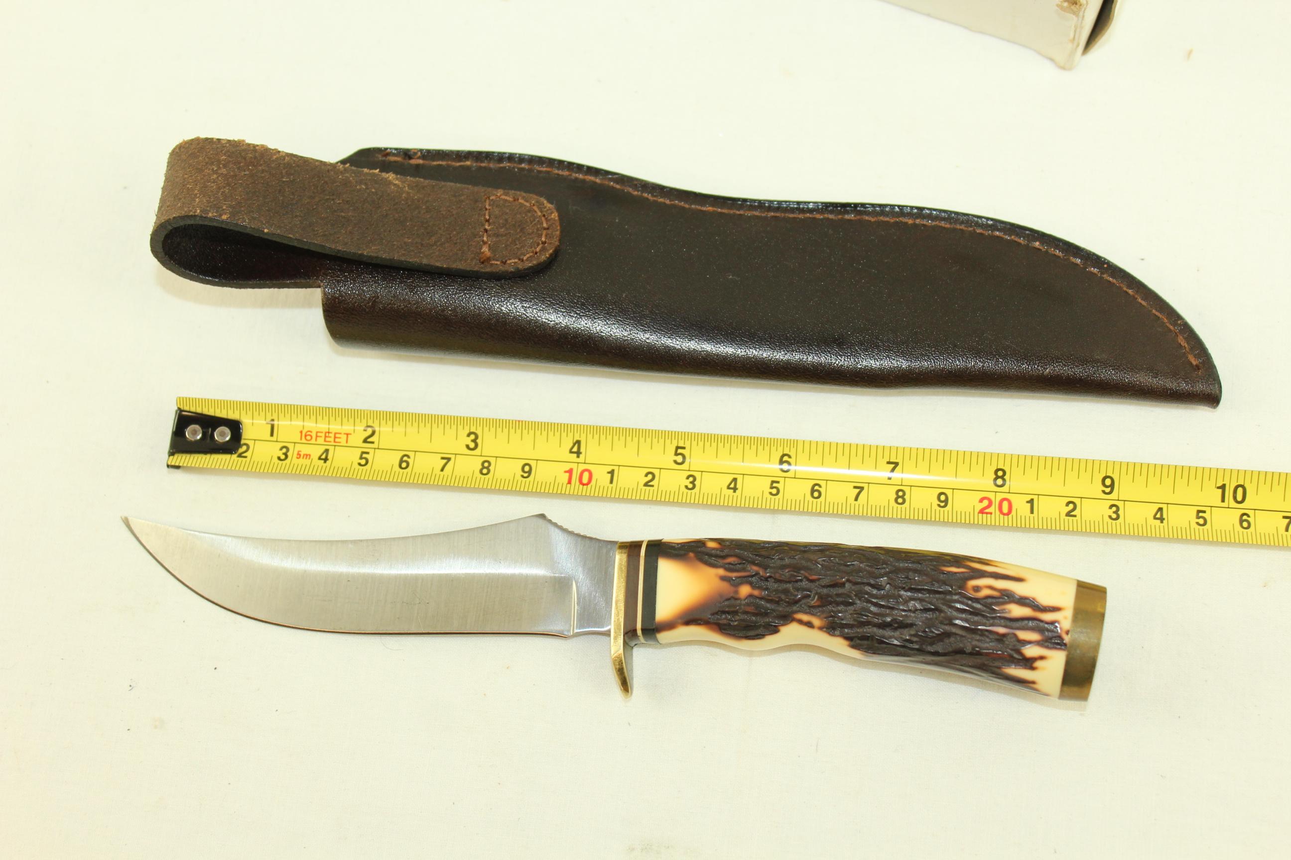 Schrade U.S.A. 498DU "Ducks Unlimited" Hunting Knife & Sheath