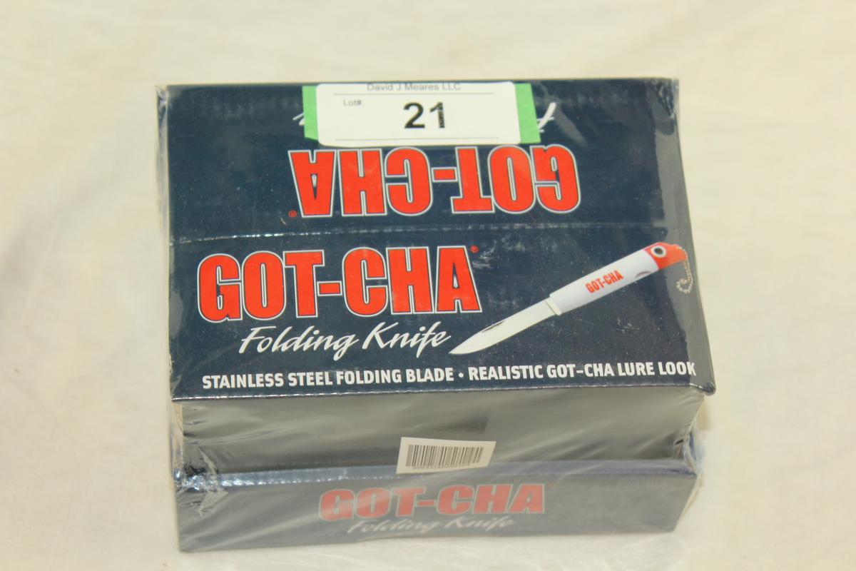 "GOT-CHA" Folding Knife. Pack of 24 Knives.  New!