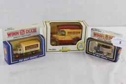 3 Die Cast "Winn Dixie" Trucks