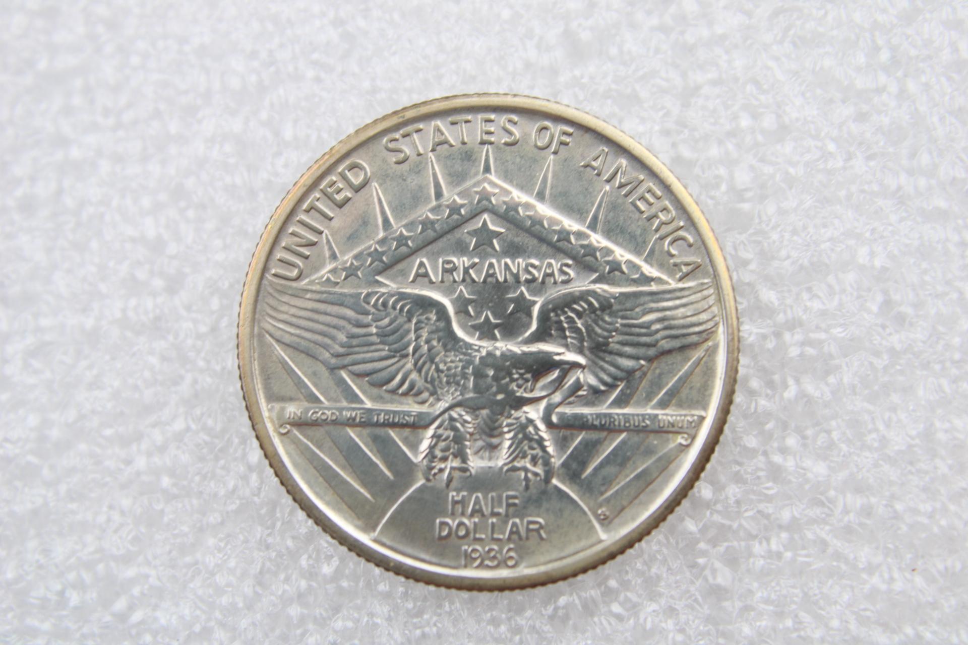 1936-S Arkansas Centennial Half Dollar