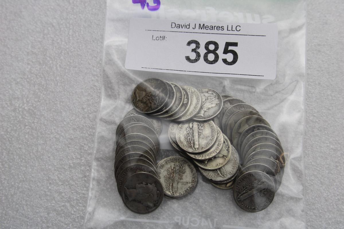 (43) Mercury Dimes