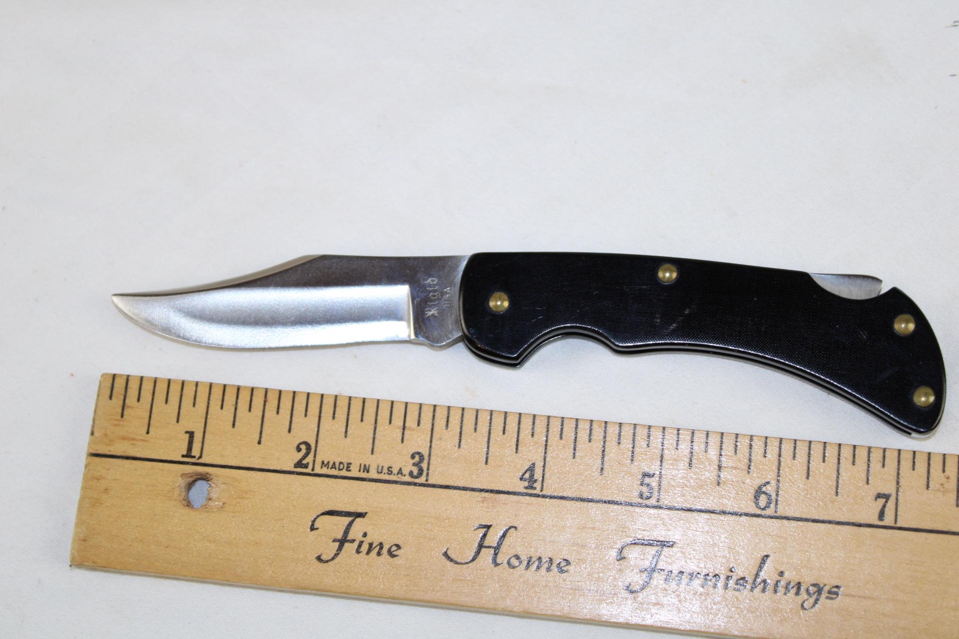 Rigid Locking Blade Pocket Knife.  Made in U.S.A.