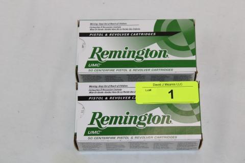 100 Rounds of Remington 9mm Luger 115 Gr. MC Ammo