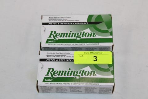 100 Rounds of Remington 9mm Luger 115 Gr. MC Ammo