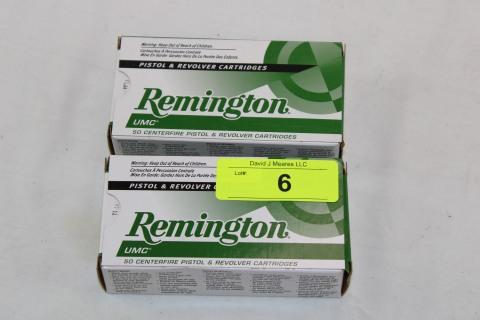 100 Rounds of Remington 9mm Luger 115 Gr. MC Ammo