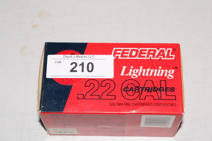 500 Rounds of Federal .22LR HV Ammo