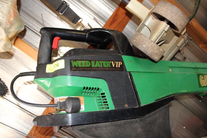Electric Weed Eater "Gator Vac" Leaf Vacuum