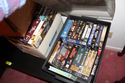 4 Large Boxes of VHS Movies