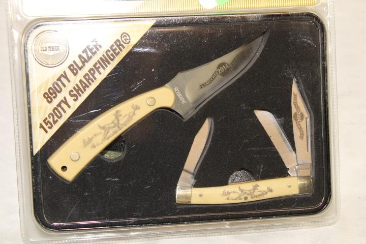 Schrade "Old Timer" Limited Edition Gift Set of Knives. New!