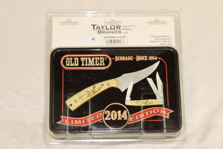 Schrade "Old Timer" Limited Edition Gift Set of Knives. New!