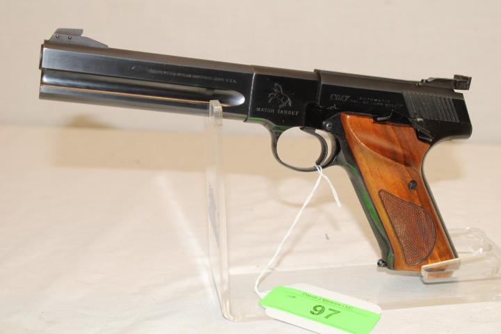 Colt "Match Target" .22LR Pistol with a 6" Barrel (1970)