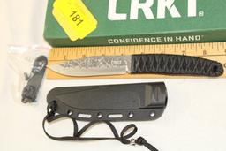 CRKT "Nishi" 2290 Fixed Blade Knife w/Sheath
