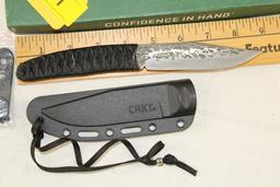 CRKT "Nishi" 2290 Fixed Blade Knife w/Sheath
