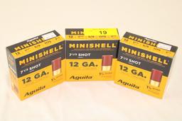 75 Rounds of Aguila .12 Ga. 7 1/2 Shot MiniShell Ammo