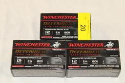 30 Rounds of Winchester "Defender" .12 Ga. Rifled Slugs