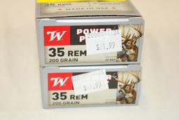 40 Rounds of Winchester "PP" 35 REM, 200 Gr. Ammo