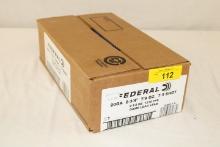 250 Rounds, Full Case of Federal .20 Ga. Shotgun Ammo