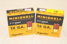 50 Rounds of Aguila .12 Ga. 7 1/2 Shot MiniShell Ammo