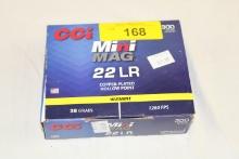 300 Rounds of CCI "Mini Mag" .22LR 36 Gr. HP Ammo
