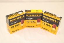 75 Rounds of Aguila .12 Ga. 7 1/2 Shot MiniShell Ammo