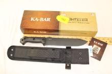 KA-BAR "Becker Combat Bowie" BK-9 Fixed Blade Knife w/Sheath