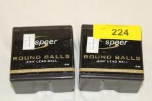 200 Speer .530" Round Lead Balls.  Never Opened.