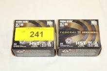 40 Rounds of Federal "Personal Defense" .357 SIG 125 Gr. Ammo
