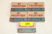 100 Rounds of Hornady .223 REM 55 Gr. FMJ Ammo