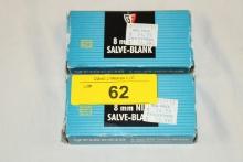 100 Rounds of Fiocchi 8mm NIK Salve-Blanks