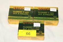 150 Rounds of Fiocchi Flobert 9mm 7.5 Shot Shotshells
