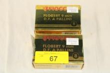 100 Rounds of Fiocchi Flobert 9mm 8 Shot Shotshells