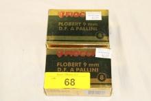 100 Rounds of Fiocchi Flobert 9mm 8 Shot Shotshells